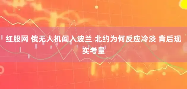 红股网 俄无人机闯入波兰 北约为何反应冷淡 背后现实考量