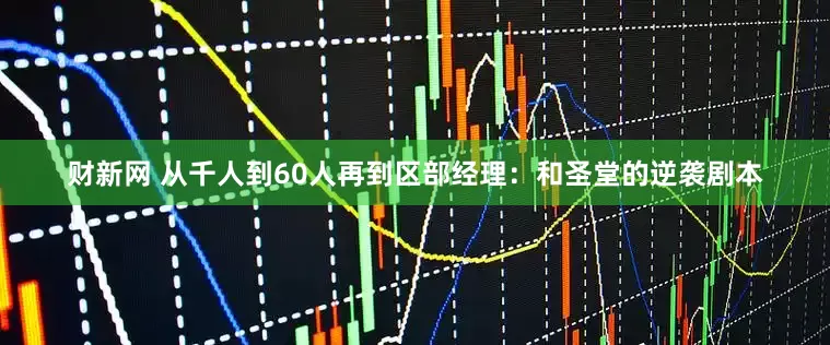 财新网 从千人到60人再到区部经理:和圣堂的逆袭剧本